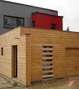 Travaux d'extension de maison en bois par l'entreprise Elvin à Bourges (18)
